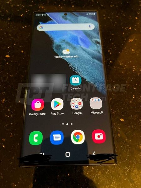 Первые изображения смартфона Samsung Galaxy S22 Ultra